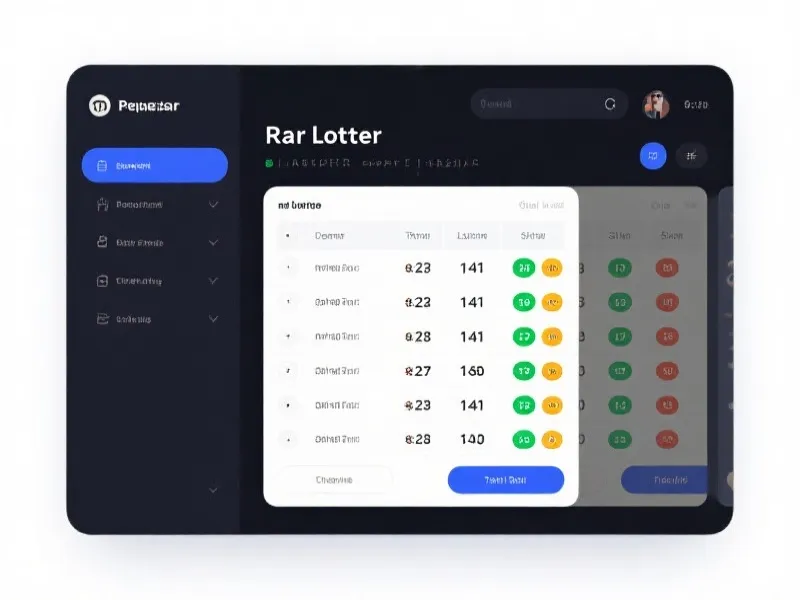 开奖大厅界面展示